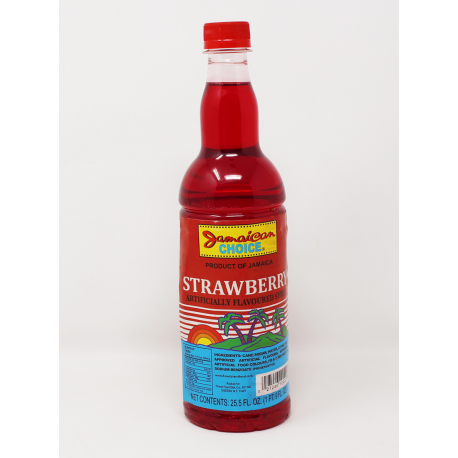 JAMAICAN CHOICE STRAWBERRY SYRUP