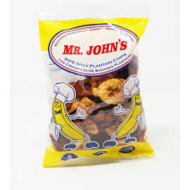 MR JOHN'S RIPE/SPICY PLANTAIN CHIPS